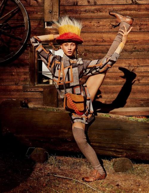 Joy of Pippi Longstocking: Анна Селезнева в фотосессии Джампаоло сгура для Vogue Japan September 2015. 03