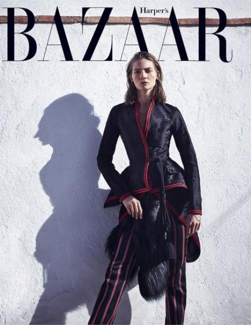 Fall Starts Here: Каролин Волтер в фотосессии Натаниеля голдберга для Harper's Bazaar US September 2015. 08