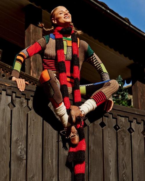 Joy of Pippi Longstocking: Анна Селезнева в фотосессии Джампаоло сгура для Vogue Japan September 2015. 05