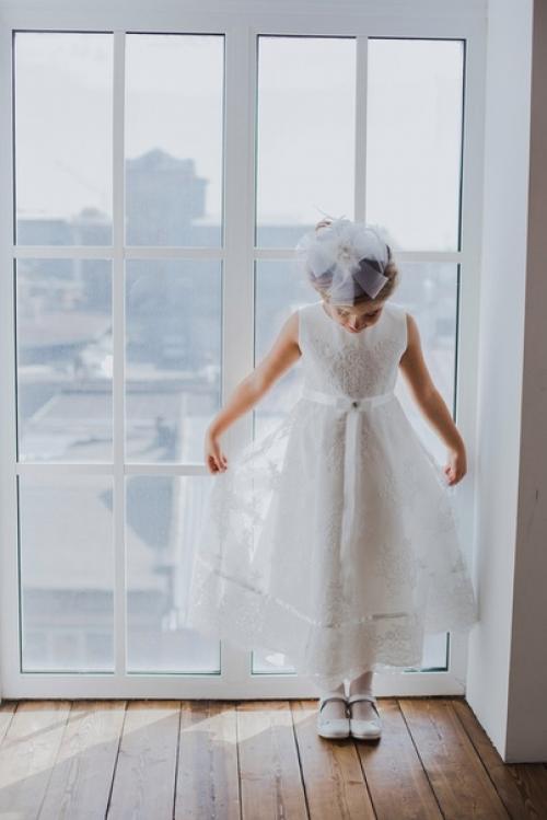 Для съёмки нарядных красивых платьев нужна модель девочка 116 рост. 01