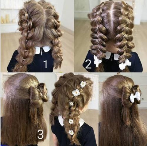 Прически в школу 2018 для любого возраста. 04 Прически в школу 2018 для любого возраста. 04