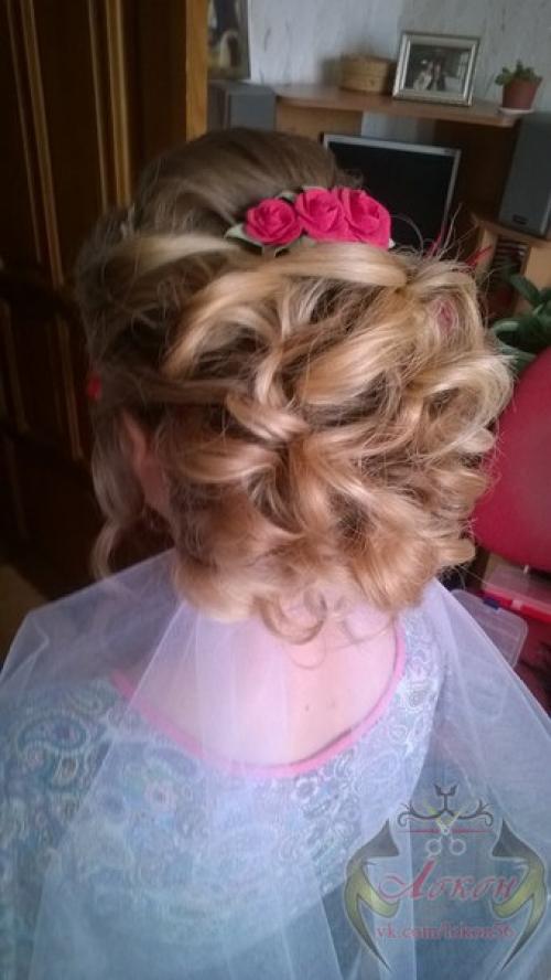 Сегодня у меня была вот такая очаровательная и красивая невеста Людмила. 03